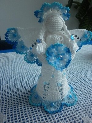 Novogodisnji Andjeli Heklanje Seme Christmas Decoration 50 